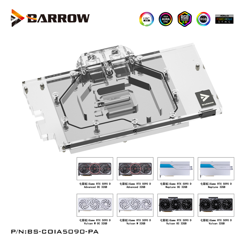 Rtx 5090 32Gb - مبدد حرارة مائي لبطاقة الرسوميات Colorful