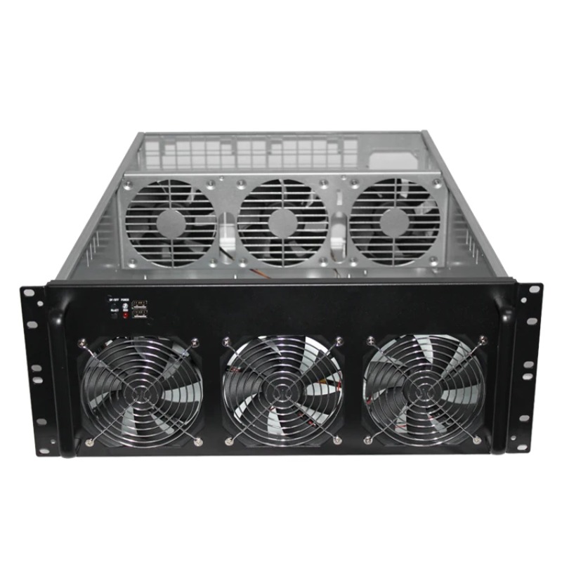 Server Gpu Chassis 4U - علبة خادم 4U لـ 6 أو