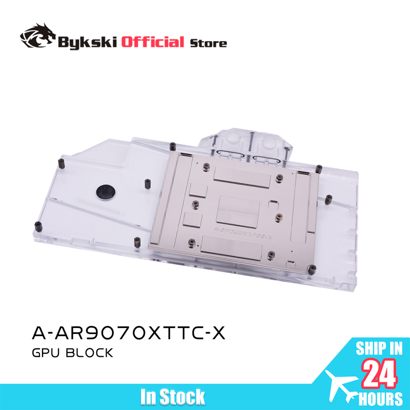 Rx 9070 Xt - Bykski A-AR9070XTTC-X GPU كتلة استخدام ل