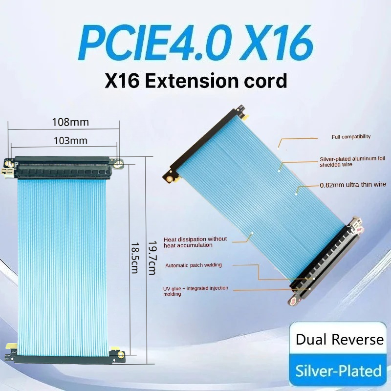 المزدوج عكس Pcie 4.0 الناهض كا - مراجعة Itx Gpu Riser Pcie 4.0 16X وسعره